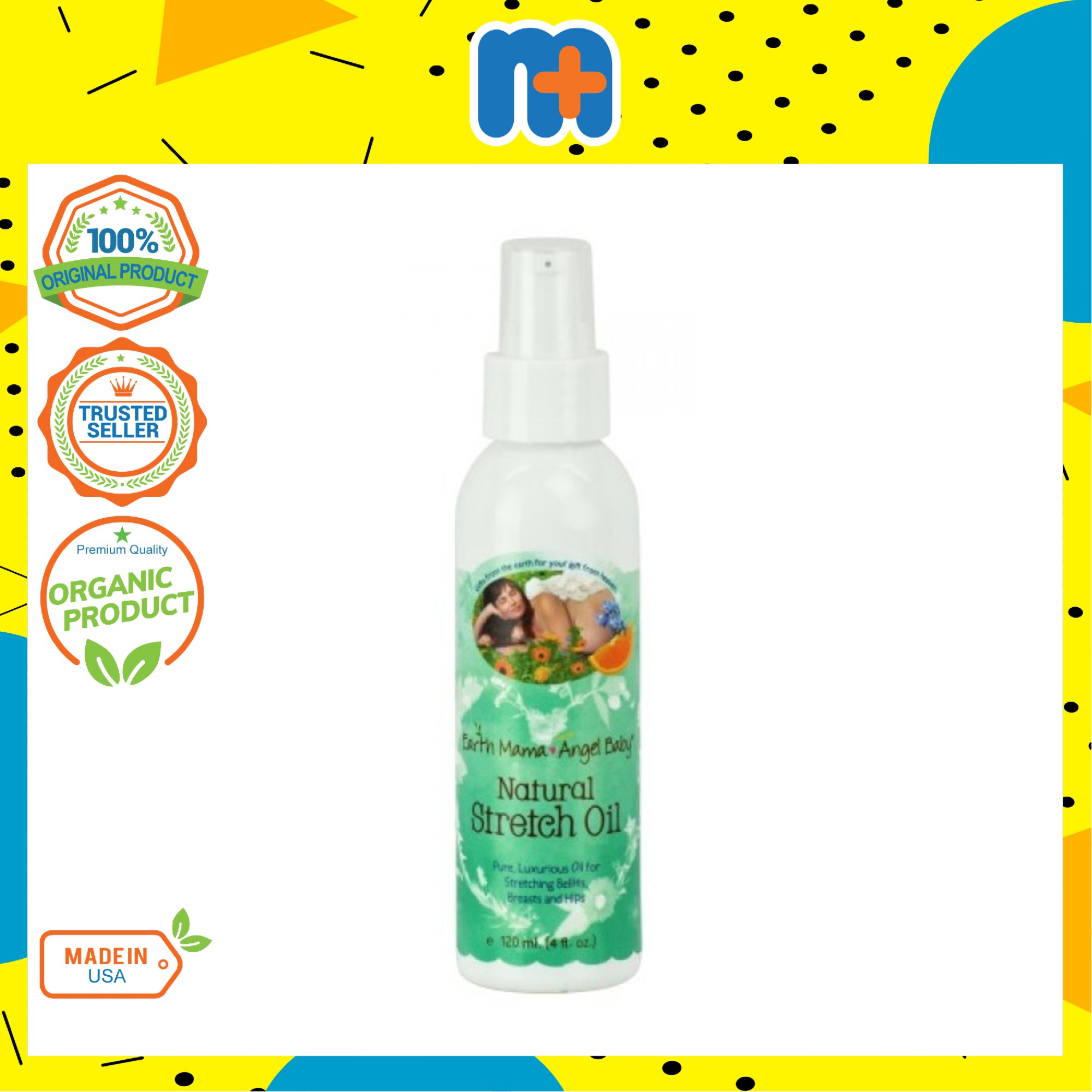 EARTH MAMA ANGEL BABY NATURAL STRETCH OIL 120ML